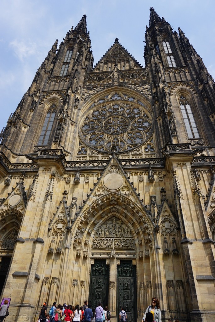 Front of St Vitus Cathedral