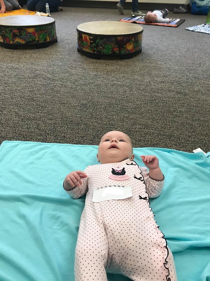 baby in Music Together class 